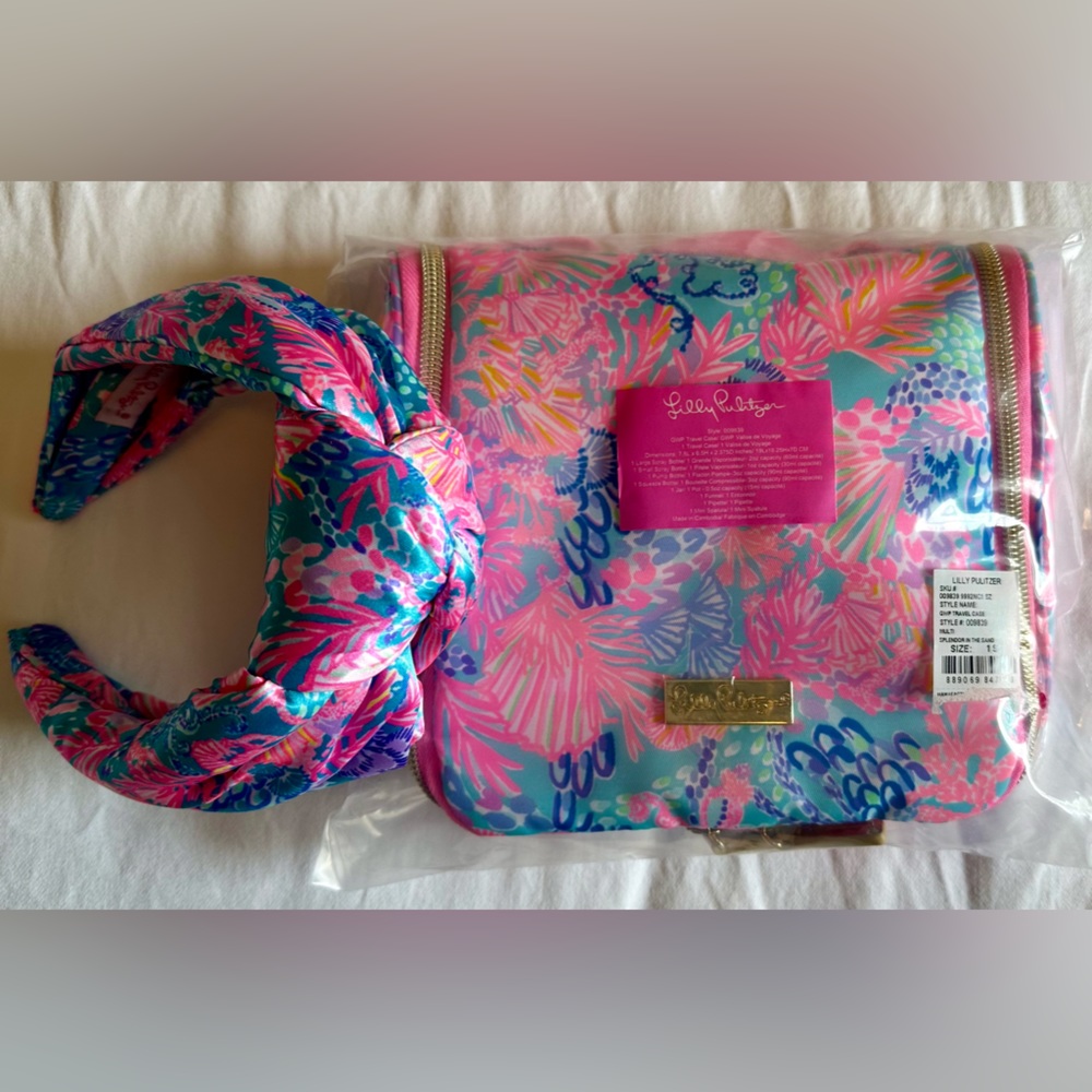Travel case with headband